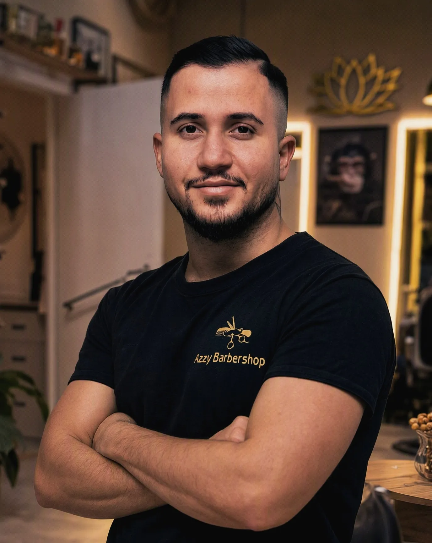Azzy, grundare av Azzy Barbershop
